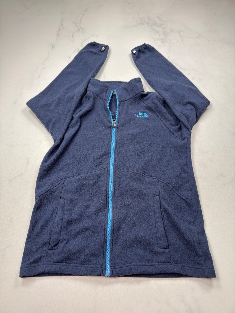 The North Face Fleece Jacket Navy Outdoor - Boys XL